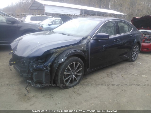 19UUB2F37GA008773 - 2016 ACURA TLX BLUE photo 2