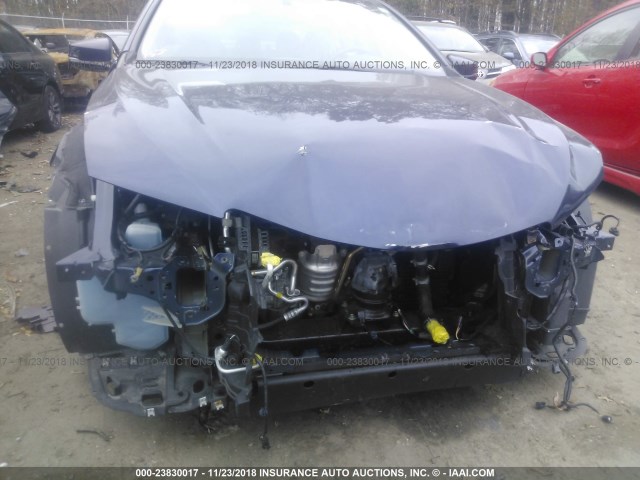 19UUB2F37GA008773 - 2016 ACURA TLX BLUE photo 6