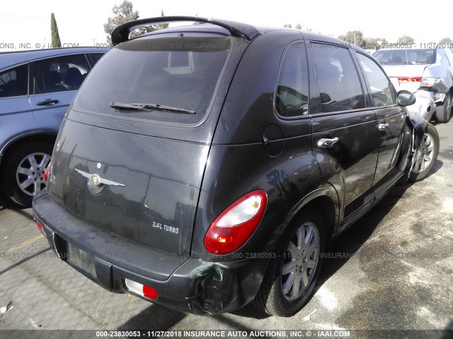 3A8FY68896T359612 - 2006 CHRYSLER PT CRUISER LIMITED BLACK photo 4