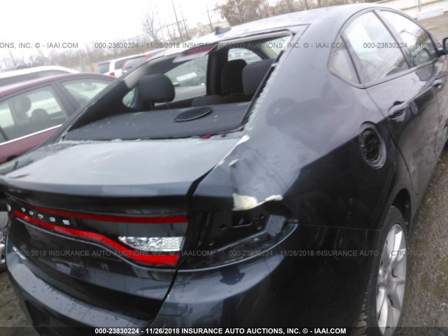 1C3CDFBA5DD152661 - 2013 DODGE DART SXT BLACK photo 6