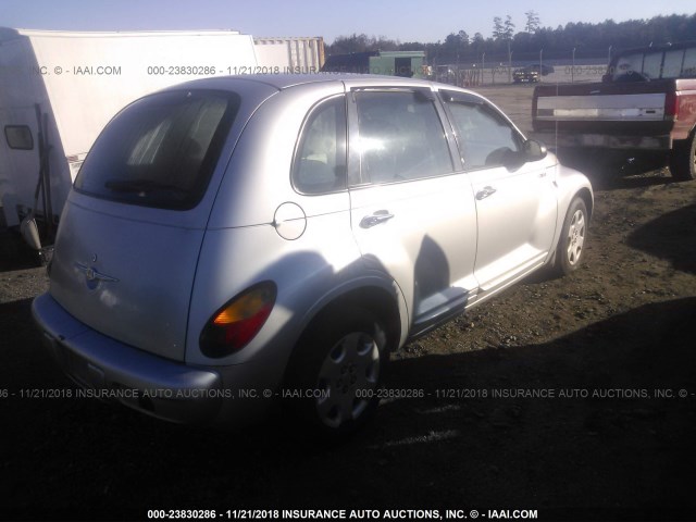 3C4FY58B65T640052 - 2005 CHRYSLER PT CRUISER TOURING SILVER photo 4