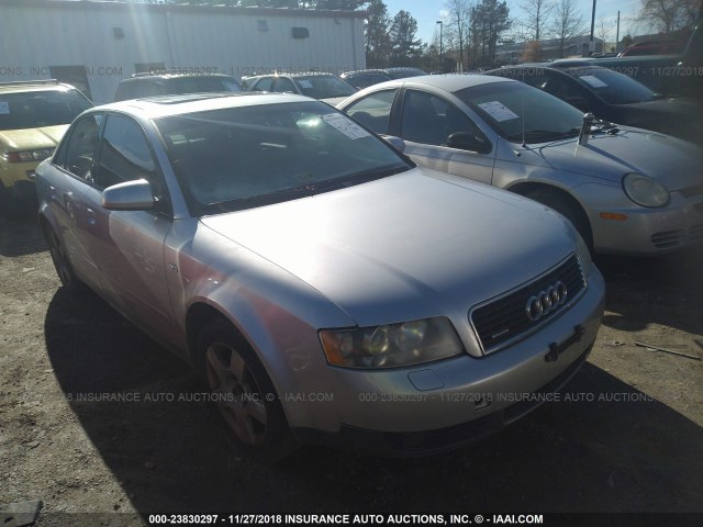 WAULC68E63A173430 - 2003 AUDI A4 1.8T QUATTRO SILVER photo 1