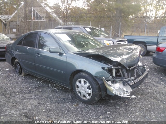 4T1BE32K73U642248 - 2003 TOYOTA CAMRY LE/XLE/SE GREEN photo 1