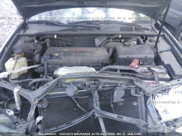 4T1BE32K73U642248 - 2003 TOYOTA CAMRY LE/XLE/SE GREEN photo 10