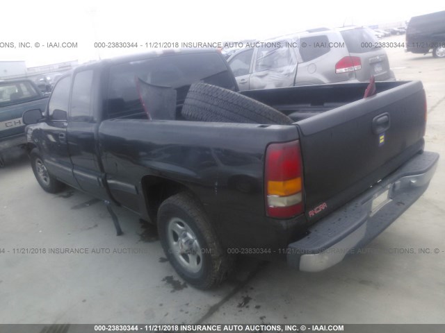 2GCEC19W711174695 - 2001 CHEVROLET SILVERADO C1500 BLACK photo 3