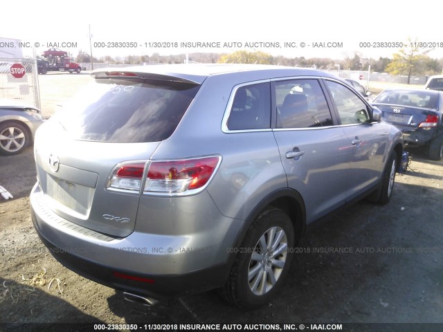 JM3TB28V390174460 - 2009 MAZDA CX-9 SILVER photo 4