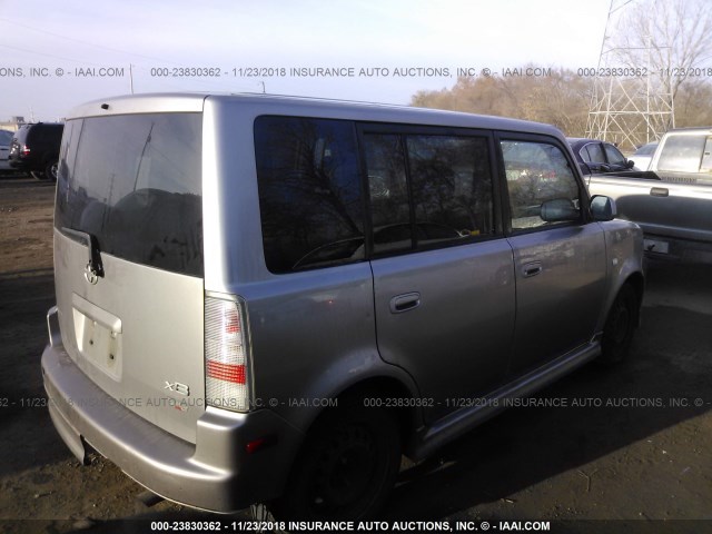 JTLKT324064101708 - 2006 TOYOTA SCION XB Gümüş foto 4