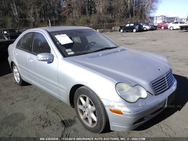 WDBRF81J63F370879 - 2003 MERCEDES-BENZ C 240 4MATIC SILVER photo 1