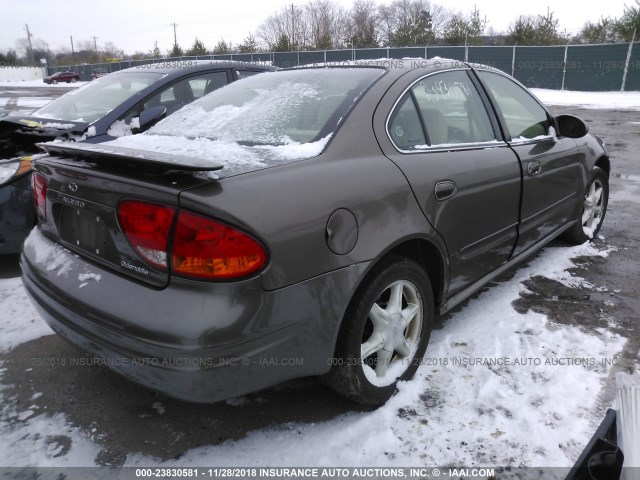 1G3NL52E52C216429 - 2002 OLDSMOBILE ALERO GL BROWN photo 4