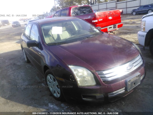 3FAFP06Z76R117293 - 2006 FORD FUSION S RED photo 1