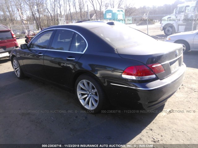 WBAHL83557DT09950 - 2007 BMW 750 I BLACK photo 3