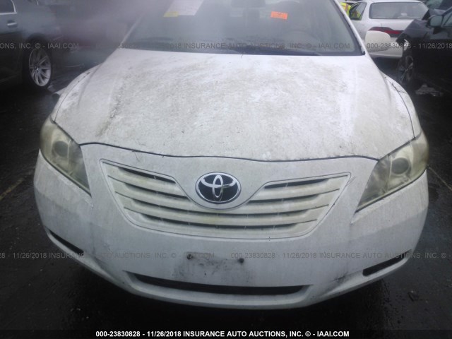 4T1BE46K07U654456 - 2007 TOYOTA CAMRY NEW GENERAT CE/LE/XLE/SE WHITE photo 6