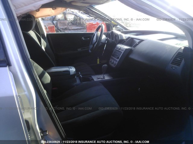 JN8AZ08T47W503826 - 2007 NISSAN MURANO SL/SE/S 银色 照片 5