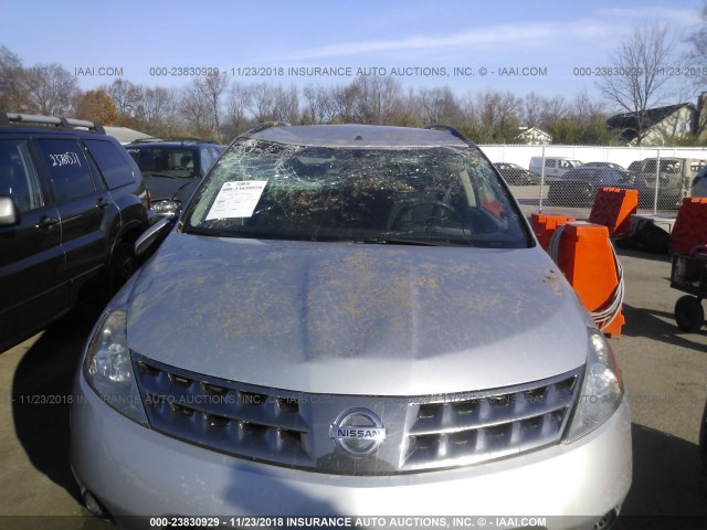 JN8AZ08T47W503826 - 2007 NISSAN MURANO SL/SE/S 银色 照片 6