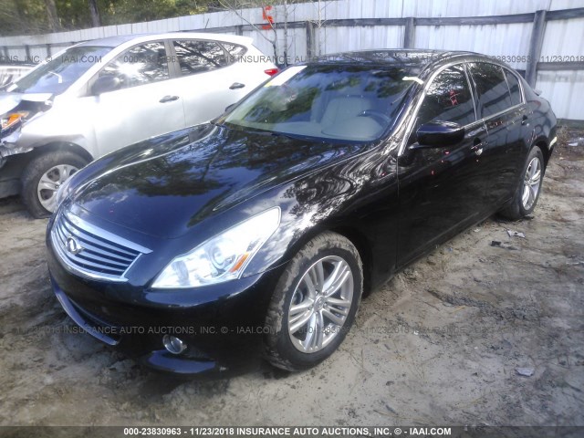 JN1CV6AP1CM626959 - 2012 INFINITI G37 SPORT BLACK photo 2