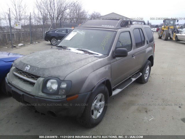 5N1ED28Y24C629470 - 2004 NISSAN XTERRA XE/SE GRAY photo 2