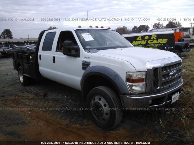 1FDAW57R68EA69029 - 2008 FORD F550 SUPER DUTY თეთრი ფოტო 1