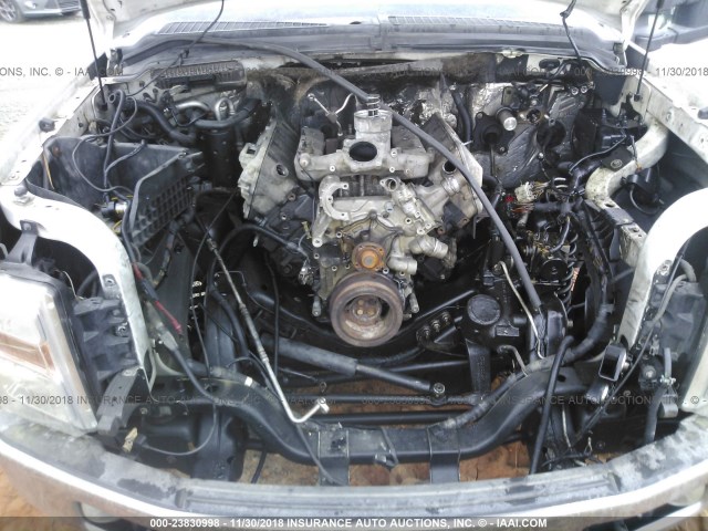 1FDAW57R68EA69029 - 2008 FORD F550 SUPER DUTY თეთრი ფოტო 10