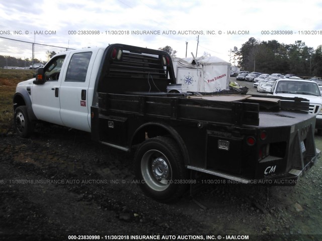 1FDAW57R68EA69029 - 2008 FORD F550 SUPER DUTY თეთრი ფოტო 3