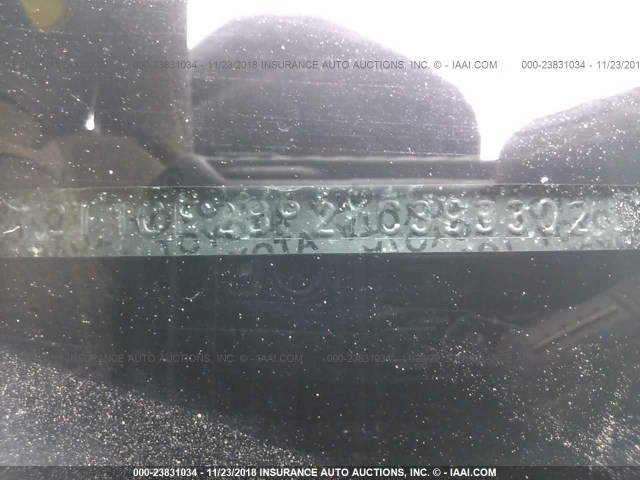 2T1CF28P2YC393302 - 2000 TOYOTA CAMRY SOLARA SE/SLE ვერცხლისფერი ფოტო 9