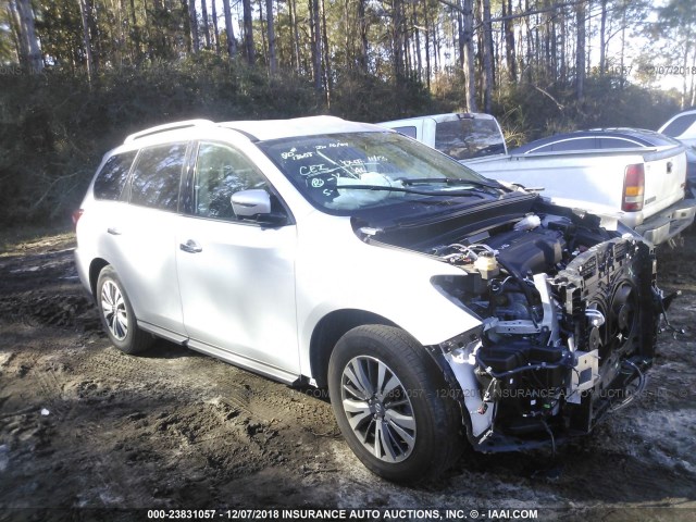 5N1DR2MN0JC616138 - 2018 NISSAN PATHFINDER S/SV/SL/PLATINUM SILVER photo 1