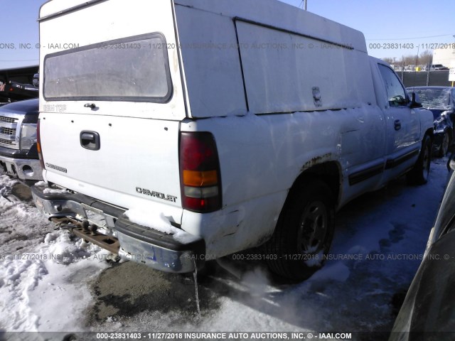 1GCEC14V5XE224659 - 1999 CHEVROLET SILVERADO C1500 WHITE photo 4