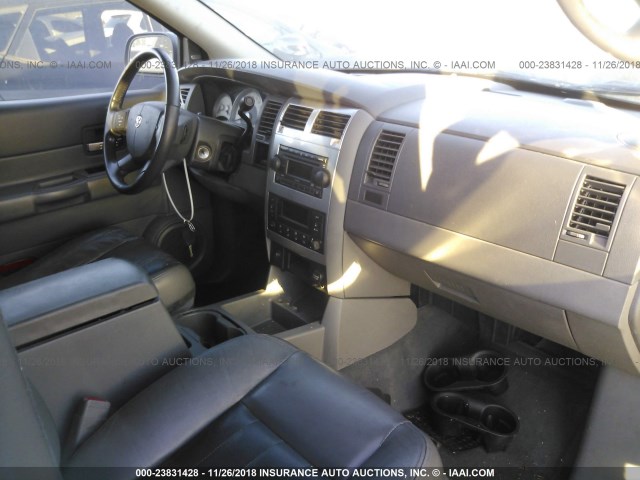 1D4HD58NX4F167296 - 2004 DODGE DURANGO LIMITED BLUE photo 5