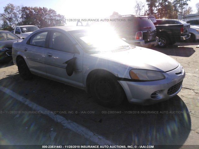 1C3EL46U81N728639 - 2001 CHRYSLER SEBRING LX BLUE photo 1