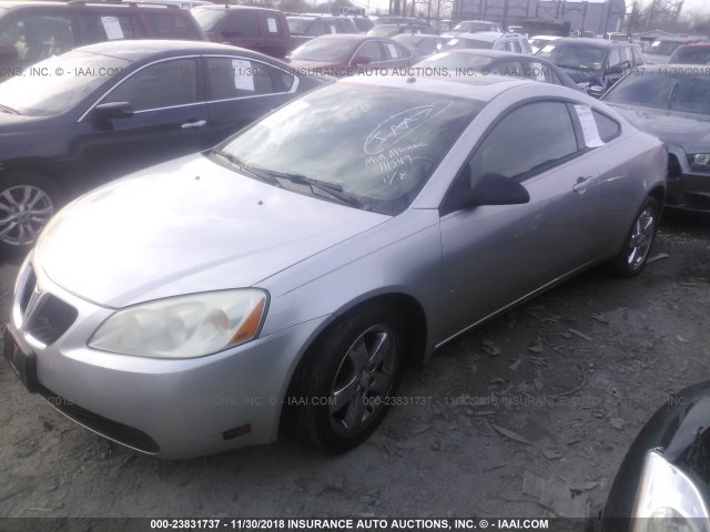 1G2ZH18N474111549 - 2007 PONTIAC G6 GT SILVER photo 2