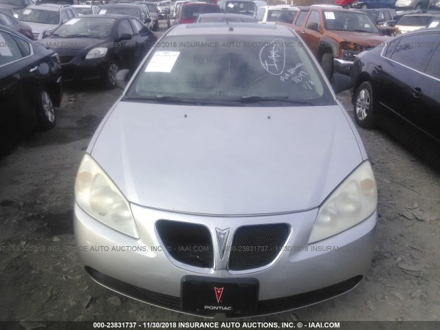 1G2ZH18N474111549 - 2007 PONTIAC G6 GT SILVER photo 6