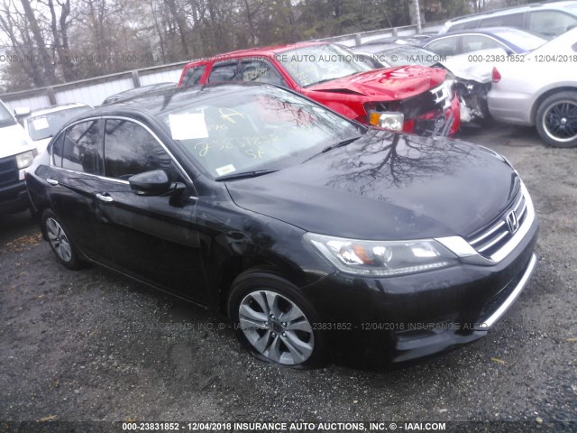 1HGCR2F34EA189934 - 2014 HONDA ACCORD BLACK photo 1