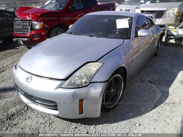 JN1BZ34DX8M704601 - 2008 NISSAN 350Z COUPE SILVER photo 2