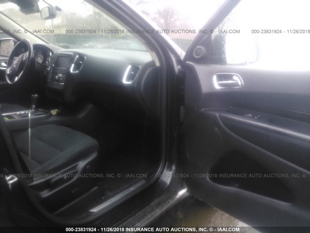 1C4RDJDG0CC153067 - 2012 DODGE DURANGO CREW BLACK photo 5