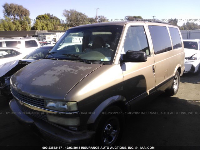 1GNDM19X32B113581 - 2002 CHEVROLET ASTRO BROWN photo 2