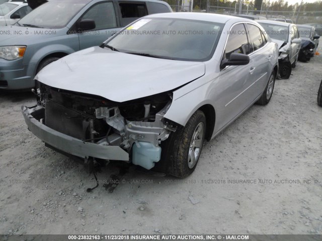 1G11B5SA3DF144333 - 2013 CHEVROLET MALIBU LS Silber Foto 2