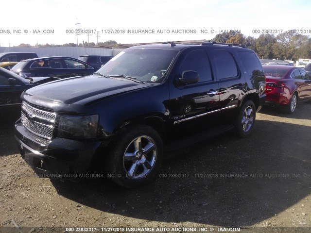 1GNSCCE03DR178665 - 2013 CHEVROLET TAHOE C1500 LTZ BLACK photo 2