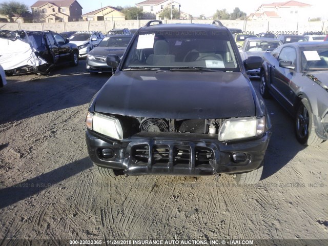 4S2CK58Y744305027 - 2004 ISUZU RODEO S BLACK photo 6