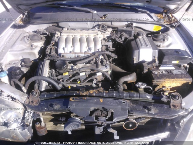 KMHFU45E23A240901 - 2003 HYUNDAI XG 350 SILVER photo 10