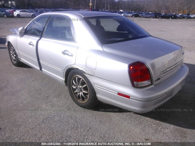 KMHFU45E23A240901 - 2003 HYUNDAI XG 350 SILVER photo 3