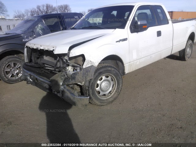 1FTVX1EF1BKD40852 - 2011 FORD F150 SUPER CAB WHITE photo 6