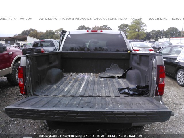 2GCEC13J271550130 - 2007 CHEVROLET SILVERADO C1500 CREW CAB GRAY photo 8