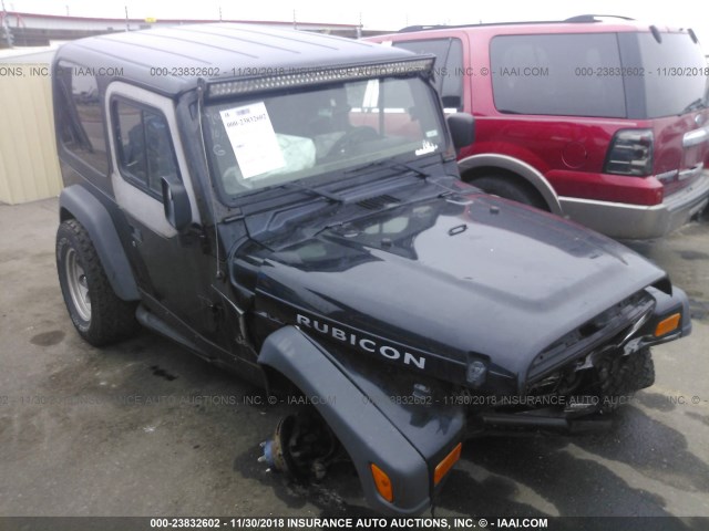 1J4FA69S75P322772 - 2005 JEEP WRANGLER / TJ RUBICON BLACK photo 1