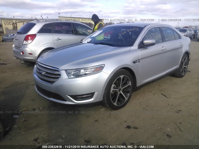 1FAHP2E81GG153695 - 2016 FORD TAURUS SEL SILVER photo 2