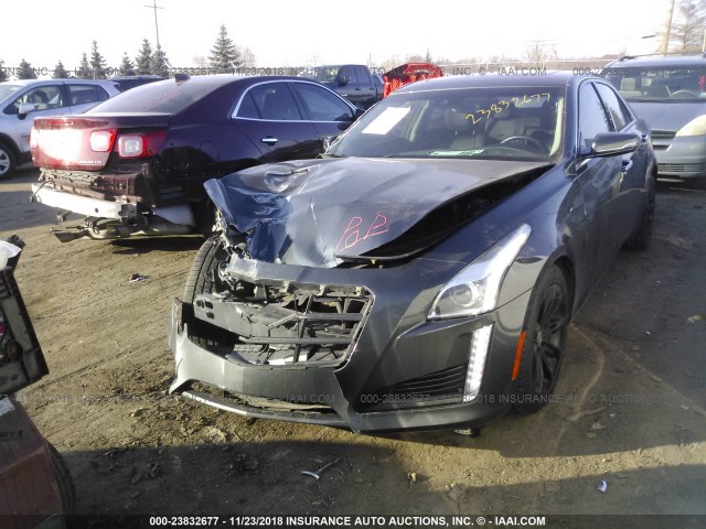 1G6AX5SX7E0140130 - 2014 CADILLAC CTS LUXURY COLLECTION GRAY photo 2