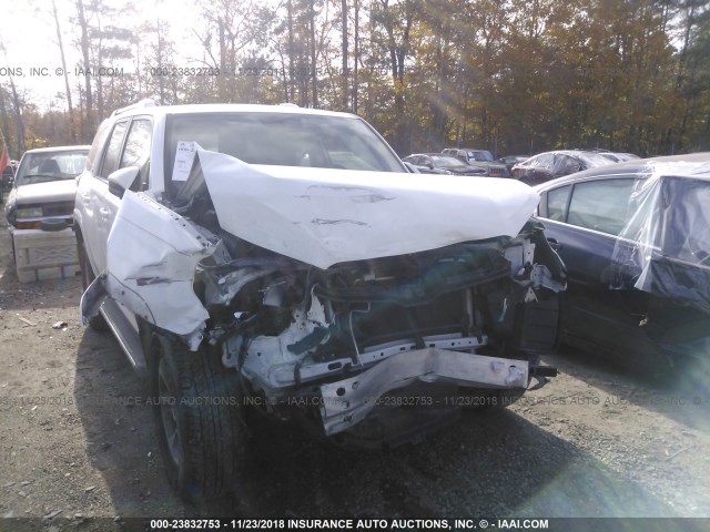 JTEBU5JR3G5376336 - 2016 TOYOTA 4RUNNER SR5 PREM/LTDL/TRAIL/TRD WHITE photo 6