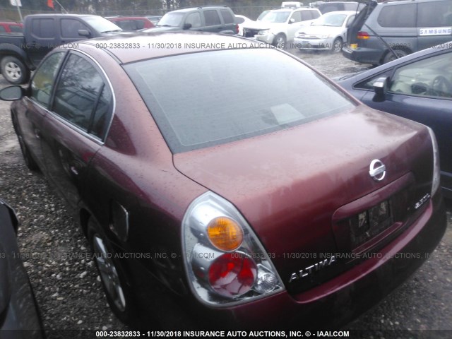 1N4AL11E12C232027 - 2002 NISSAN ALTIMA S/SL MAROON photo 3