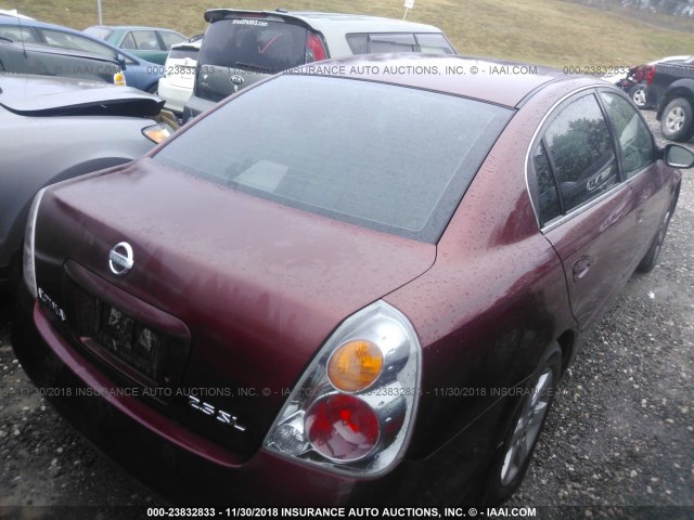 1N4AL11E12C232027 - 2002 NISSAN ALTIMA S/SL MAROON photo 4