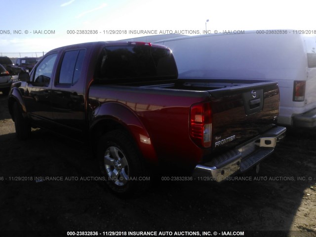 1N6AD0ER0DN747779 - 2013 NISSAN FRONTIER S/SV/SL/PRO-4X RED photo 3