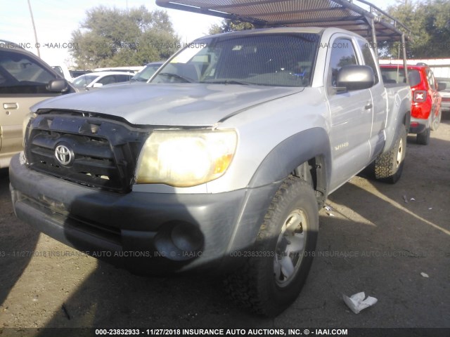 5TEUU42N57Z414598 - 2007 TOYOTA TACOMA ACCESS CAB ვერცხლისფერი ფოტო 2