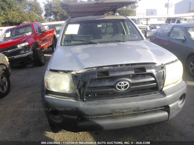 5TEUU42N57Z414598 - 2007 TOYOTA TACOMA ACCESS CAB ვერცხლისფერი ფოტო 6